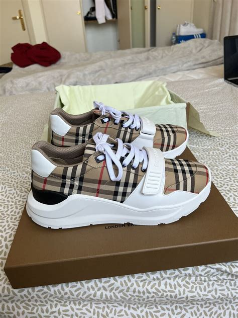 burberry sneaker blau|authentic burberry sneakers.